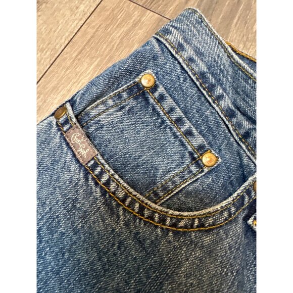 Cruel Girl Slim Fit Jeans Size 9 Regular M2M Blue Denim 100% Cotton Mid Rise - Picture 7 of 15